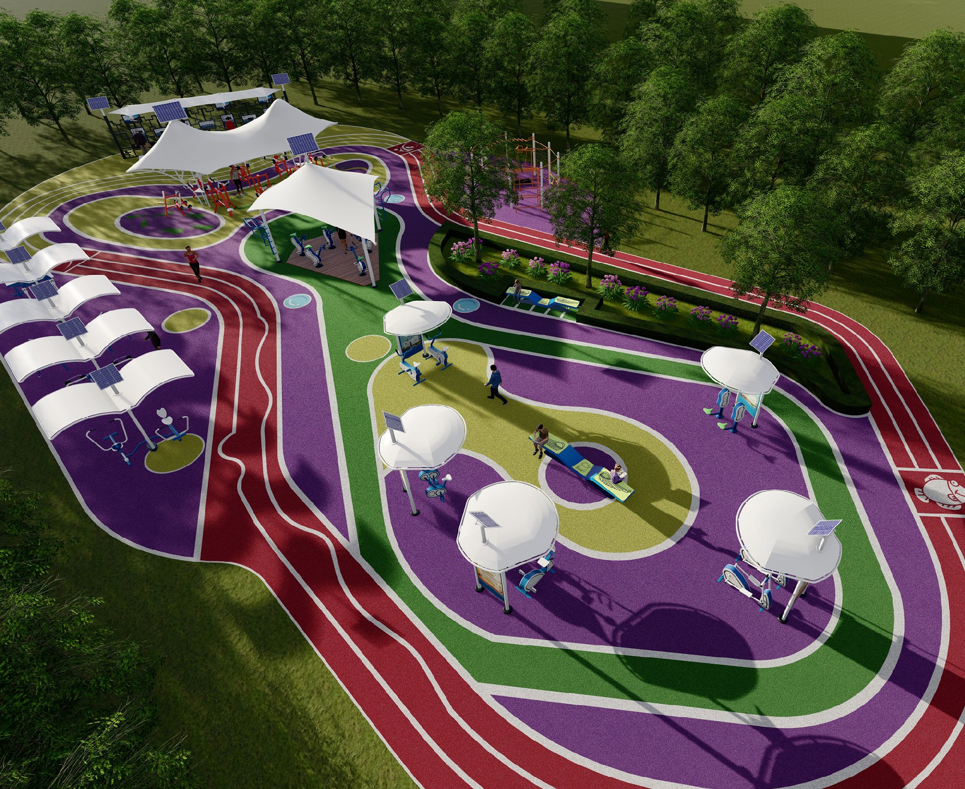 体育公园配置方案2(图3) 体育公园配置方案2(图3)