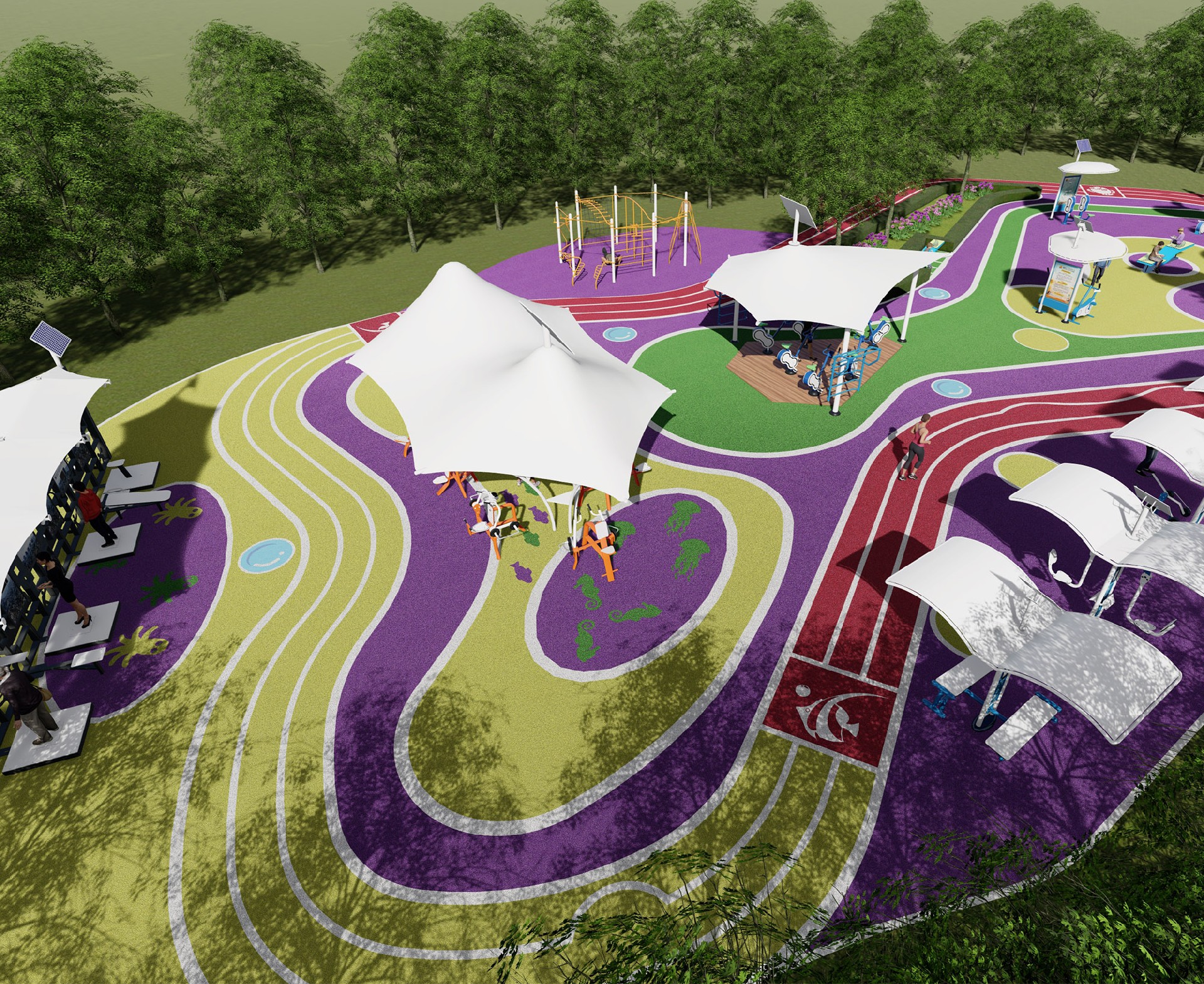 体育公园配置方案2(图4) 体育公园配置方案2(图4)