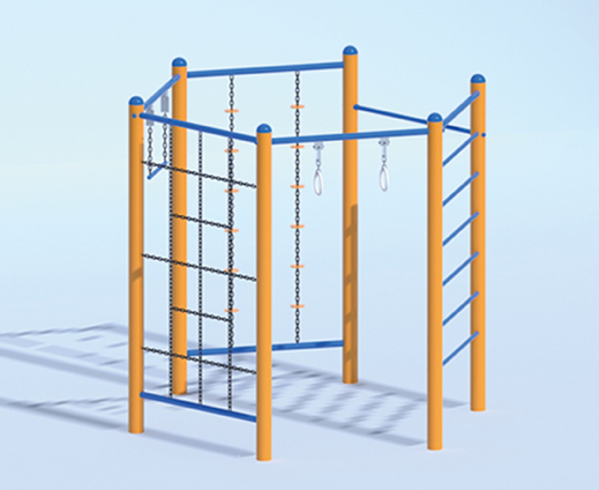 三位爬架(图6) 三位爬架(图6)