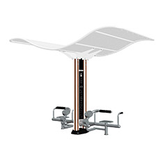 双柱腰腹训练器