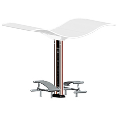 双柱腰腹训练器(图5) 双柱腰腹训练器(图5)