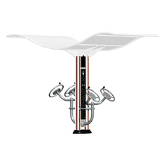 双柱腰腹训练器(图4) 双柱腰腹训练器(图4)